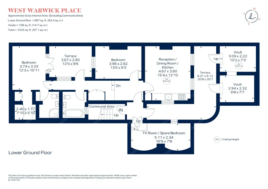 倫敦租房West Warwick Place 3B