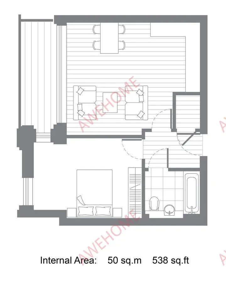 倫敦租房Emily Street 1B