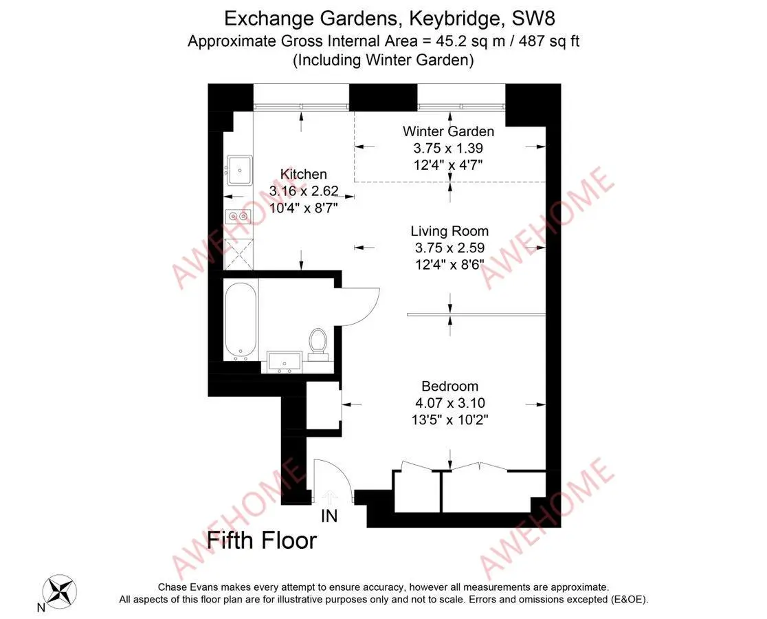 倫敦租房Exchange Gardens