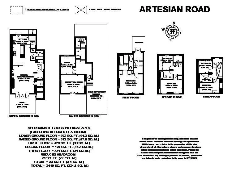 倫敦租房Artesian Road 4B