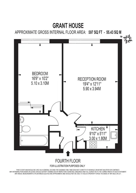 倫敦租房Liberty Street 1B