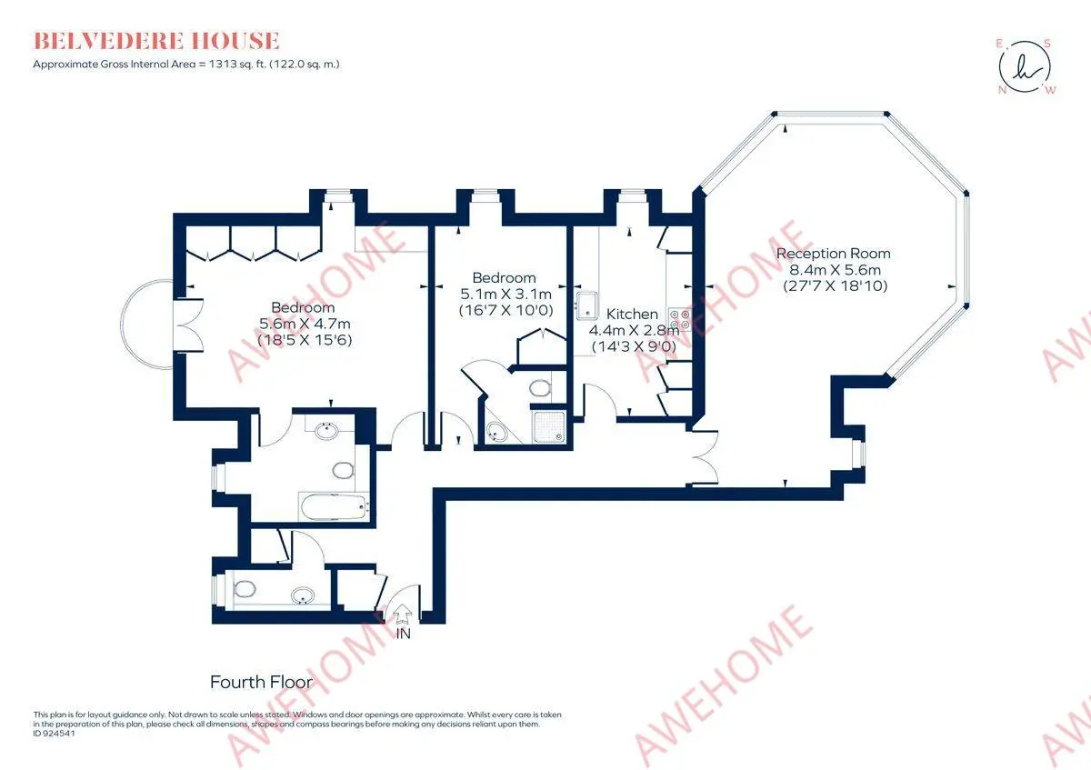 倫敦租房Grosvenor Road 2B