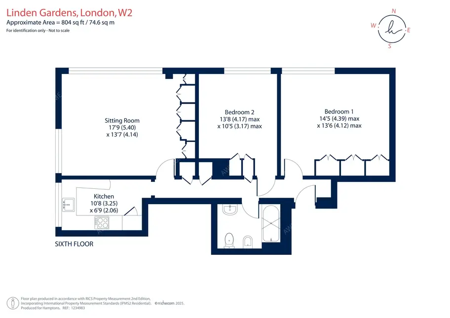 倫敦租房Linden Gardens 2B