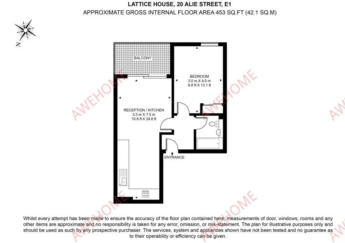 倫敦租房Alie Street 1B