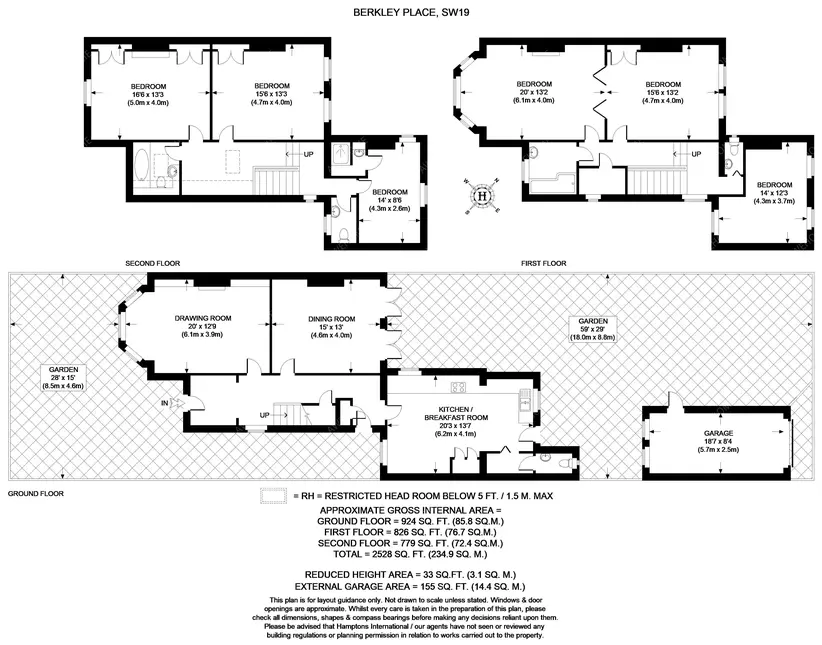 倫敦租房Berkeley Place SW19 6B