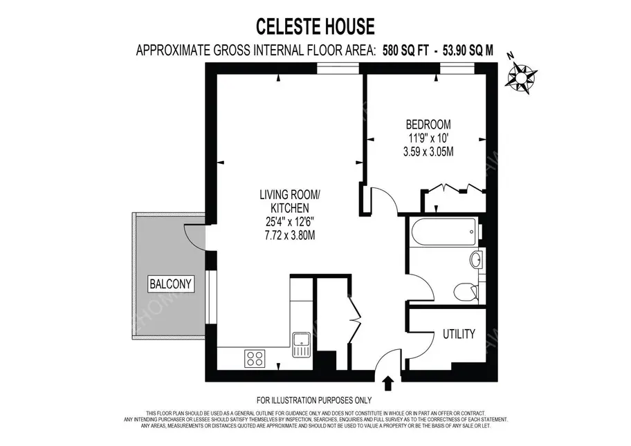 倫敦租房Belgrave Road 1B