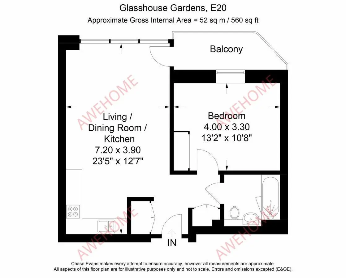 倫敦租房Cassia Point 1B