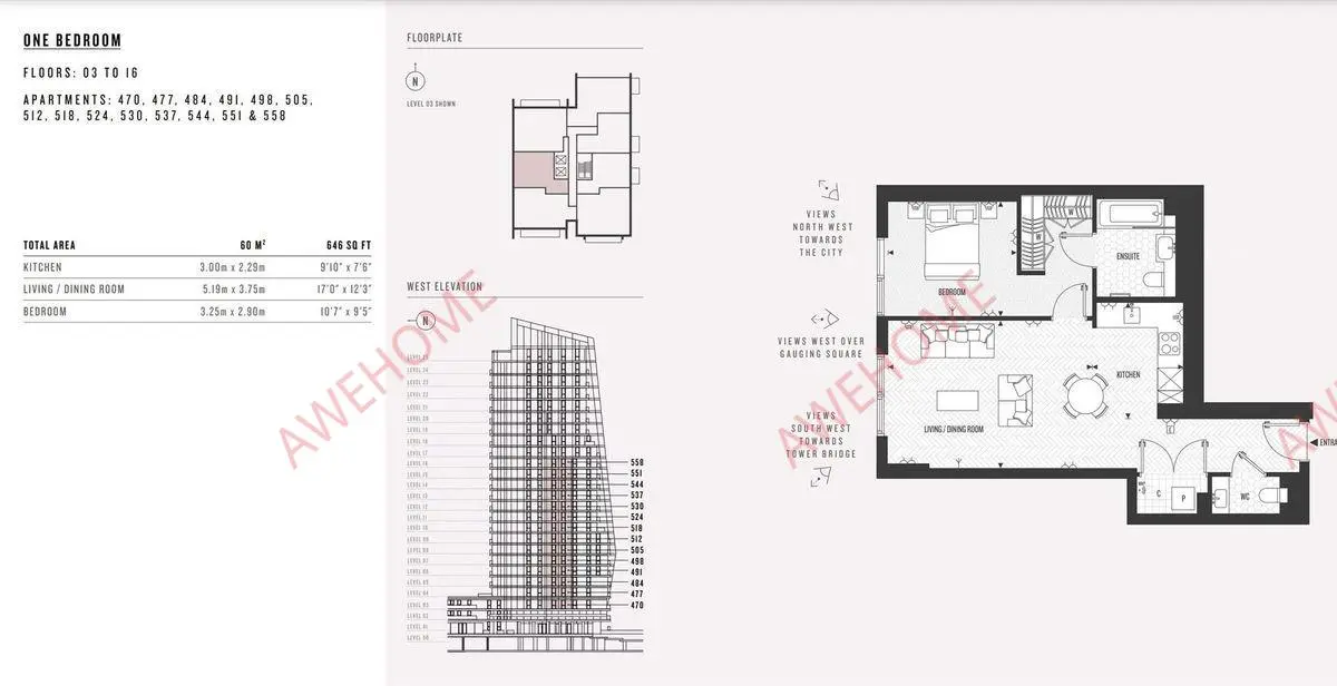 倫敦租房Gauging Square 1B