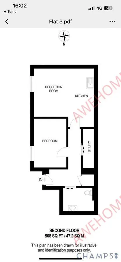 倫敦租房Block Peabody Estate 1B