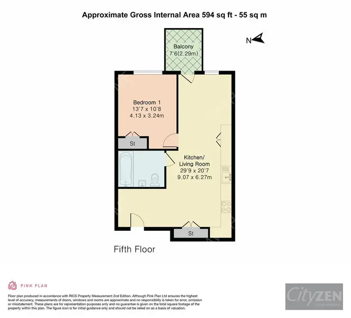 倫敦租房Fulton Road 1B