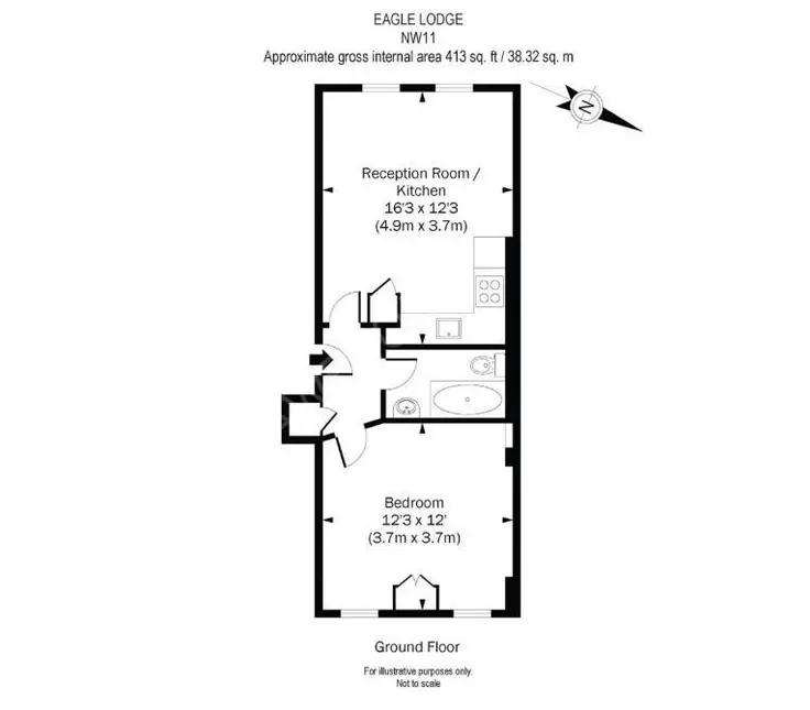 倫敦租房Golders Green Road 1B