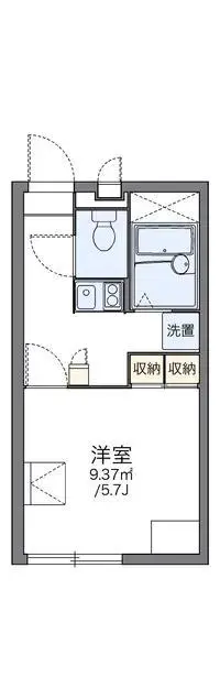 OkayamaSingle Apartment Rentals[Single Apartment]leopalace BF Progres