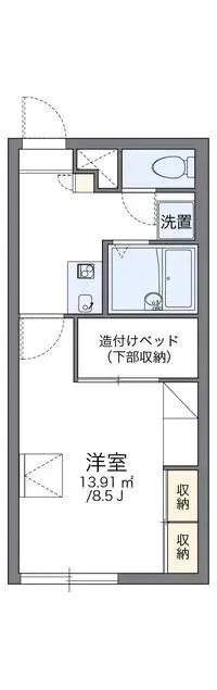 SapporoSingle Apartment Rentals[Single Apartment]leopalace Higashi Tsukisamu