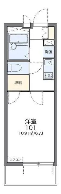 MatsudoSingle Apartment Rentals[Single Apartment]leopalace Flute