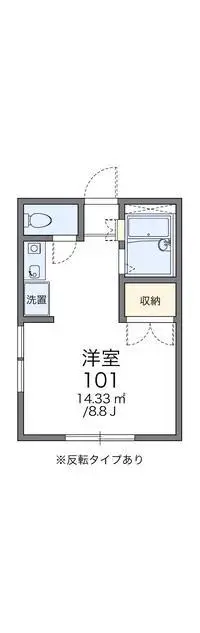 koriyamaSingle Apartment Rentals[Single Apartment]leopalace Seven