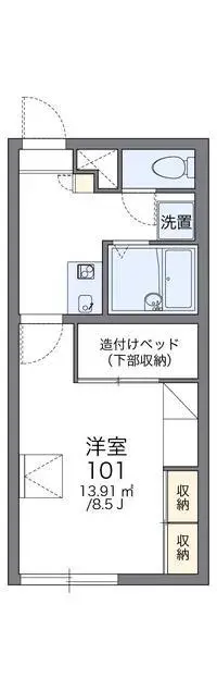 SapporoSingle Apartment Rentals[Single Apartment]leopalace Scarlet