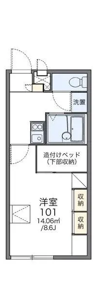 tosu citySingle Apartment Rentals[Single Apartment]leopalace Ushijima