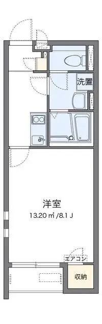kasaiSingle Apartment Rentals[Single Apartment]CLEINO Houjyo Ishiguroyama
