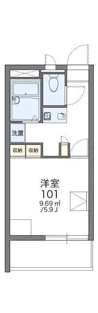 izumiotsuSingle Apartment Rentals[Single Apartment]leopalace Grande Izumi A