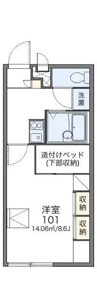 YamagataSingle Apartment Rentals[Single Apartment]leopalace 2001