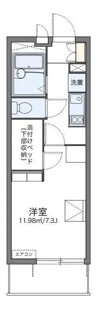 DaitoSingle Apartment Rentals[Single Apartment]leopalace Nakagawa MTM