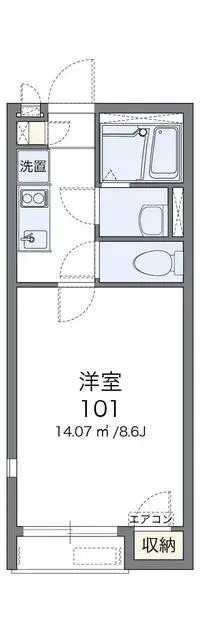 yokohamaSingle Apartment Rentals[Single Apartment]LEONEXT Yuri II