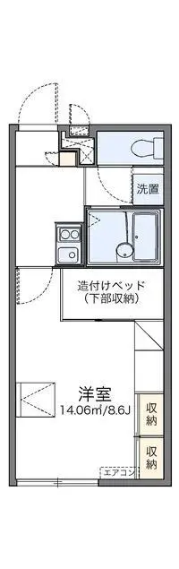 ikomaSingle Apartment Rentals[Single Apartment]leopalace Tawaraguchi Hills