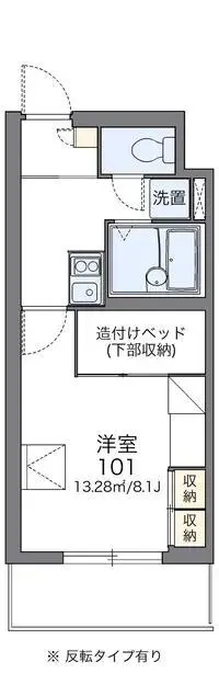 KawasakiSingle Apartment Rentals[Single Apartment]leopalace Sarans Hiyoshi