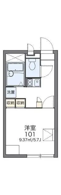 OkayamaSingle Apartment Rentals[Single Apartment]leopalace Arbre I