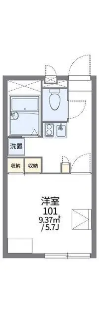 gyodaSingle Apartment Rentals[Single Apartment]leopalace Nagano Ichi Chome