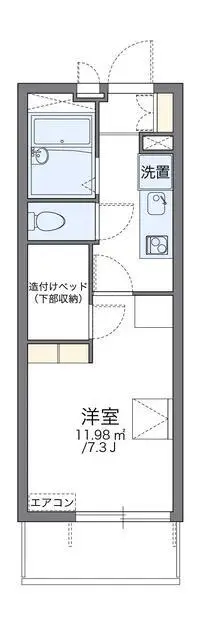FujimiSingle Apartment Rentals[Single Apartment]leopalace Toruwajiemu