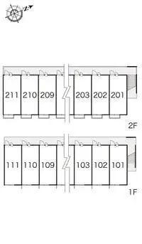yonago citySingle Apartment Rentals[Single Apartment]leopalace Village Denen