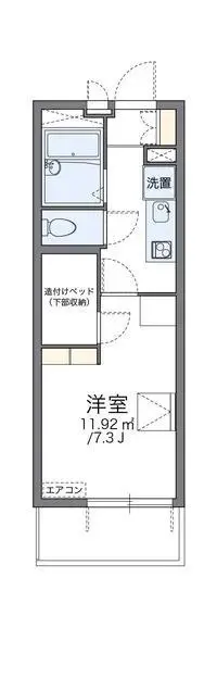 NagoyaSingle Apartment Rentals[Single Apartment]leopalace Nakajimacho