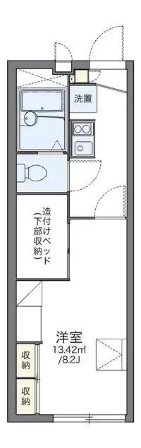 sakaiminatoshort-term accommodation Rentals[short-term accommodation]leopalace Leciel Bleu Kanaoka