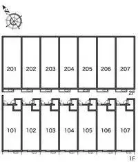 ako cityService Apartment Rentals[Service Apartment]LEONEXT Rosso Nakahama