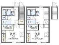 AkitaSingle Apartment Rentals[Single Apartment]leopalace Izumi 3