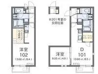 kisarazuSingle Apartment Rentals[Single Apartment]LEONEXT Cuveeju
