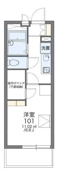 NagasakiSingle Apartment Rentals[Single Apartment]leopalace Jeunesse Kamikoshima