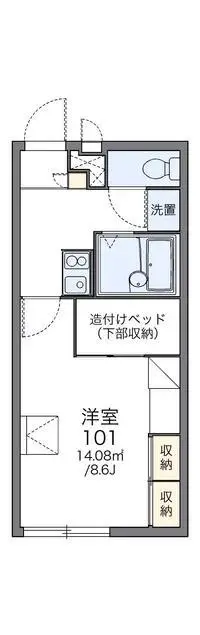 nomiSingle Apartment Rentals[Single Apartment]leopalace Cosmo