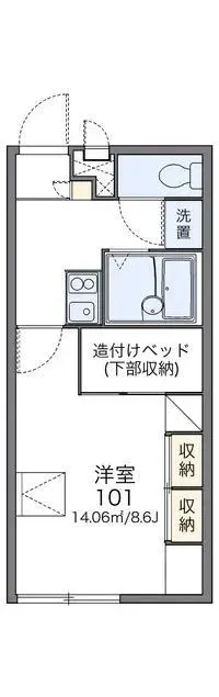 NaraSingle Apartment Rentals[Single Apartment]leopalace Yawaragi