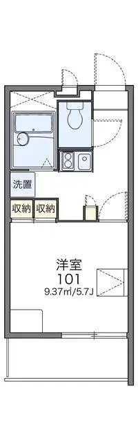 OkayamaSingle Apartment Rentals[Single Apartment]leopalace Elegance K