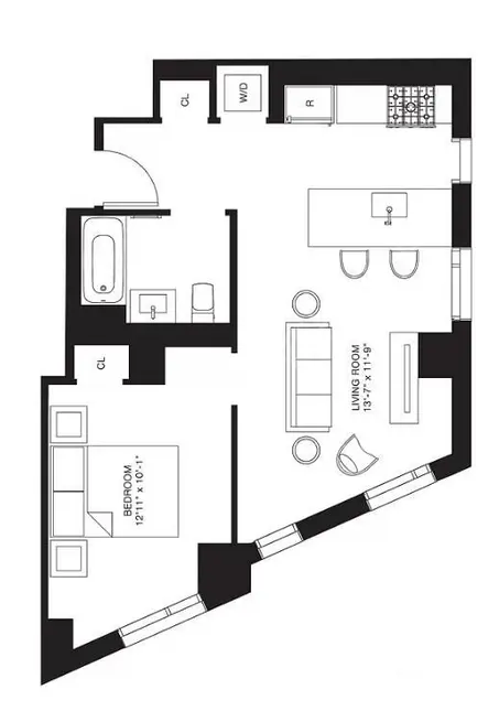 NewYorkSingle Apartment Rentals[Single Apartment]22 Chapel Street