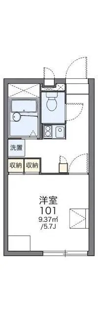 HigashihiroshimaSingle Apartment Rentals[Single Apartment]leopalace Green Court Jike