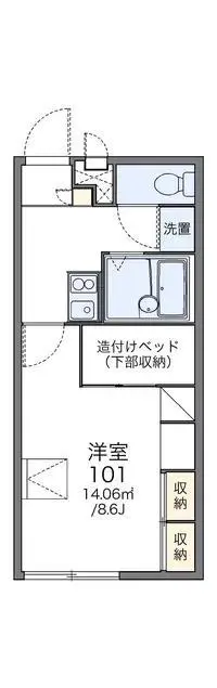 tsurugaSingle Apartment Rentals[Single Apartment]leopalace Epoire Chuo