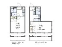 KawasakiSingle Apartment Rentals[Single Apartment]leopalace Takatsu