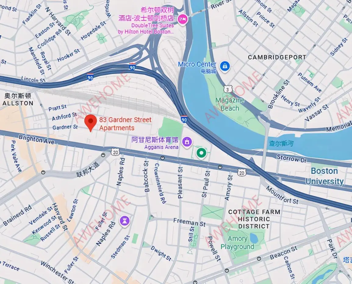 BostonService Apartment Rentals[Service Apartment]83 Gardner Street Apartments