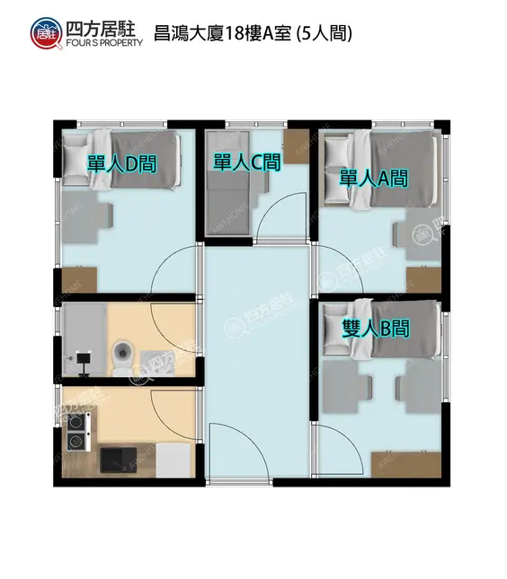 HongKongShort term Apartment Rentals[Short term Apartment]昌鸿大厦