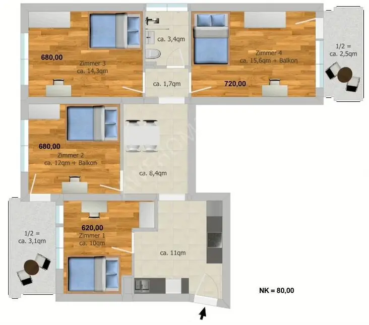 MünchenBNB Rentals[BNB]Hindelangstrabe 4