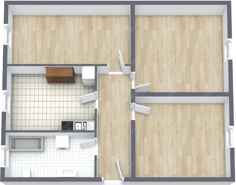 Offenbach am MainSingle Apartment Rentals[Single Apartment]Berliner Strasse 252DE-12-001M