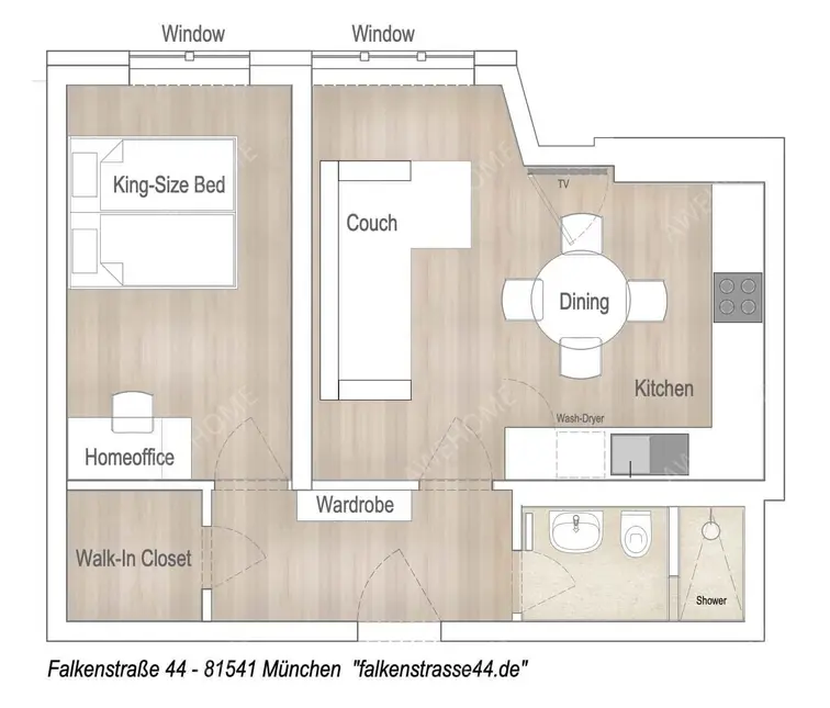 München RentalsFully furnished exclusive 2.5-room apartment in a